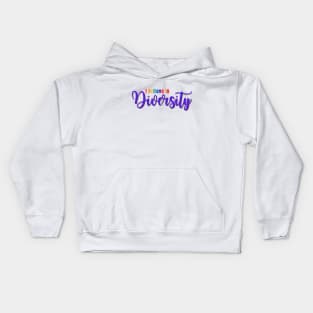 I believe in Diversity Kids Hoodie